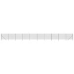 vidaXL Clôture en treillis métallique anthracite 2 2x25 m