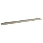 vidaXL Étagères murales 4 Pièces Gris béton 115x9x3 cm