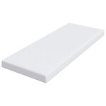 vidaXL Coussins de Matelas Blanc 80 x 200 cm