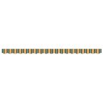 vidaXL Bande de auvent Vert et jaune 3.8 x 0.2 m Toile