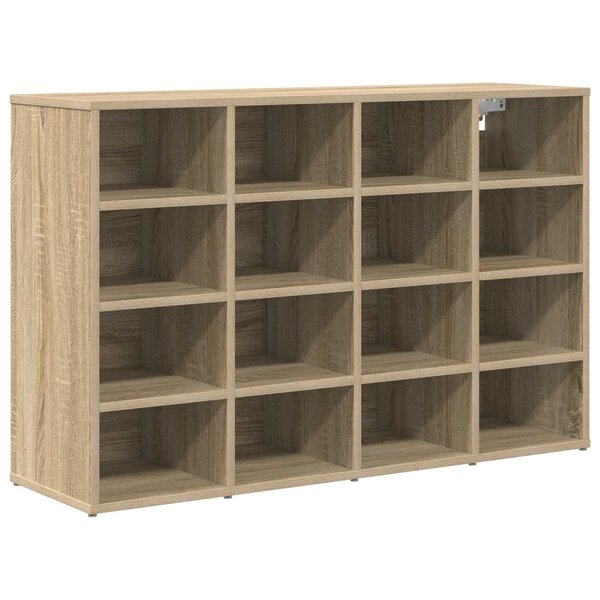 vidaXL Cabinet à chaussures avec étagère Chêne Sonoma 103 x 30 x 67 cm