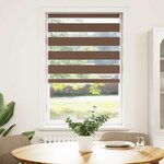 vidaXL Store zèbre marron 75x150 cm largeur du tissu 70 9 cm polyester