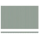 vidaXL Auvent Rétractable Vert et blanc 500 × 300 cm Polyester  Métal