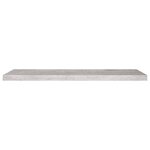 vidaXL Étagères murales flottantes 2 Pièces Gris béton 90x23 5x3 8cm MDF