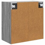 vidaXL Armoire Murale 59 x 31 x 60 cm Bois d'ingénierie Sonoma gris