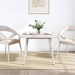 vidaXL Dessus de table blanc 80x80x2 5 cm bois de pin massif