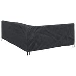 vidaXL Housse pour meubles Noir 260 x 210 x 80 cm Tissu Oxford 210D