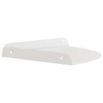 vidaXL Étagère Flottante d'Angle 4 pc Blanc 24 x 24 x 2 cm