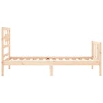 vidaXL Cadre de lit sans matelas 90x200 cm bois de pin massif