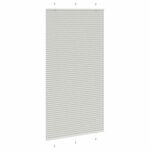 vidaXL Store plissé gris clair 105x200cm largeur du tissu 104 4cm