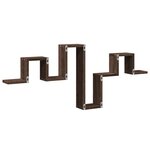 vidaXL Étagère murale chêne marron 104 5x10x43 cm bois d'ingénierie