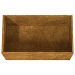 vidaXL Jardinière 62x40x39 cm acier corten