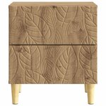 vidaXL Table de chevet 2 pièces Chêne artisanal 43 x 34 5 x 48 cm