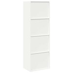 vidaXL Armoire de rangement 2 Pièces Blanc 60 x 40 x 180 cm Acier