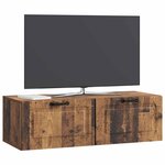vidaXL Meuble TV mural Bois ancien 98 x 41 x 30 cm Bois d'ingénierie