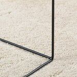 vidaXL Tapis OVIEDO à poils courts beige Ø 200 cm