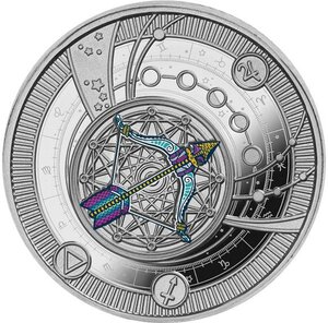 Pièce de monnaie en Argent 500 Francs g 10 Millésime 2025 Zodiac Signs 2025 SAGITTARIUS