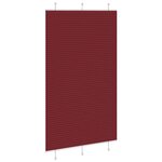vidaXL Store plissé rouge bordeaux 120x200 cm largeur du tissu 119 4cm