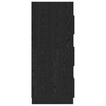 vidaXL Armoire à Laver Chêne noir 50 x 68 x 162 cm Bois d'ingénierie