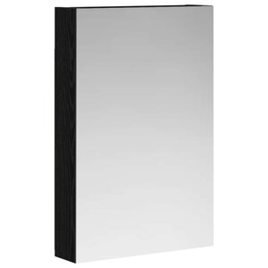 vidaXL Armoire Miroir de Salle de Bain Chêne noir 40 x 10 5 x 60 5 cm