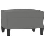 vidaXL Ensemble de canapés 4 Pièces coussins Gris foncé Tissu microfibre