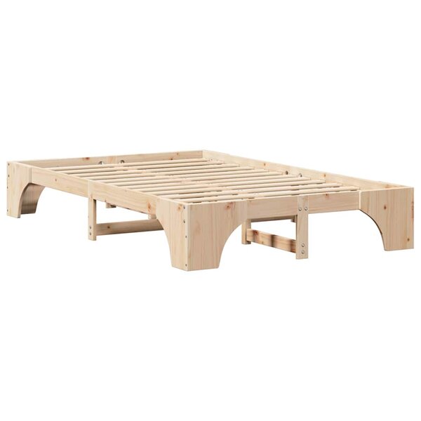 vidaXL Lit 120x190 cm en bois de pin massif