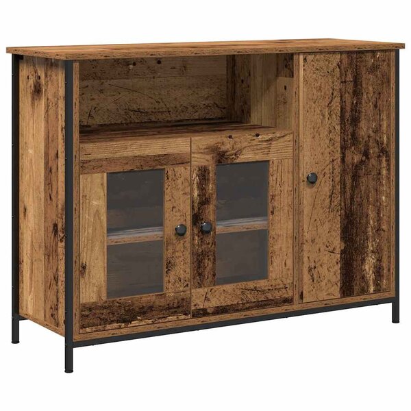 vidaXL Buffet Bois ancien 100 x 35 x 75 cm Bois d'ingénierie