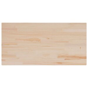 vidaXL Dessus de table 100x50x2 5 cm rectangulaire bois de pin massif