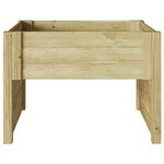 vidaXL Garage pour tondeuse robot en bois de pin traité