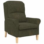 vidaXL fauteuil Vert armée 76 x 94 x 102 cm Cuir synthétique
