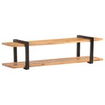 vidaXL Meuble TV 160x40x40 cm Bois d'acacia massif