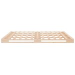vidaXL Lit de palette 120x190 cm Bois pin massif Petit Double
