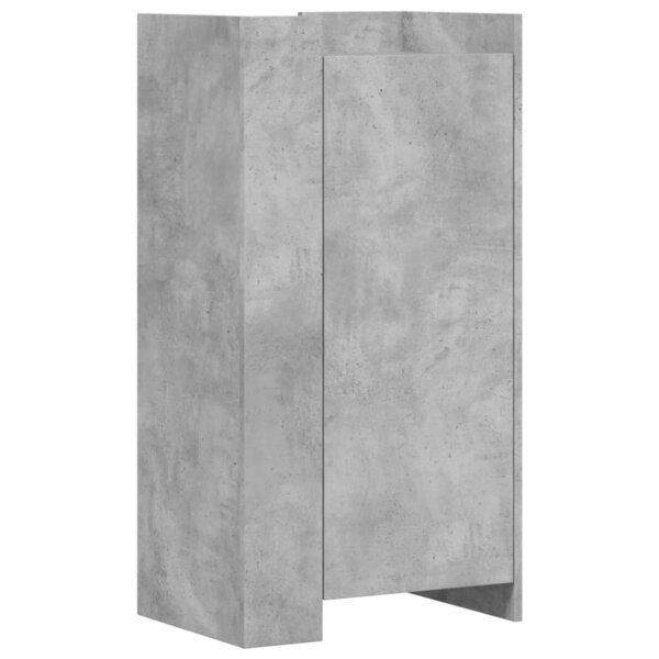 vidaXL Armoire à chaussures gris béton 52x37 5x100cm bois d'ingénierie