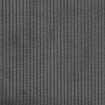vidaXL Fauteuil gris foncé 60 cm tissu velours côtelé