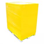 Film étirable manuel opaque jaune - (450 mm x 300 M) - Carton de 6 bobines – Bulteau Systems