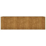 vidaXL Lit surélevé de jardin 280x80x80 cm acier corten