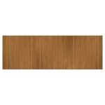 vidaXL Tapis rectangulaire marron 100x300 cm bambou