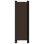 vidaXL Cloison de séparation 5 panneaux Marron 250x180 cm
