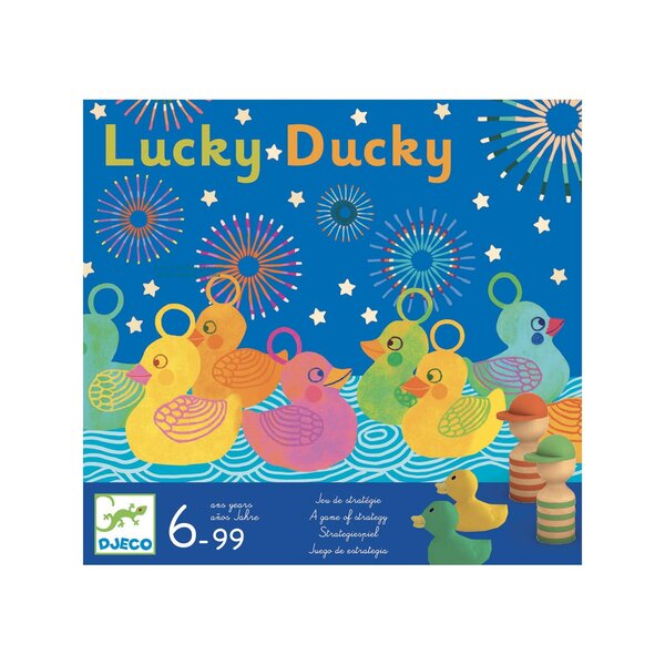 Djeco DJ08596 - Jeu de stratégie Lucky Ducky