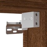 vidaXL Armoire murale de bain chêne marron 80x25x40 cm bois ingénierie