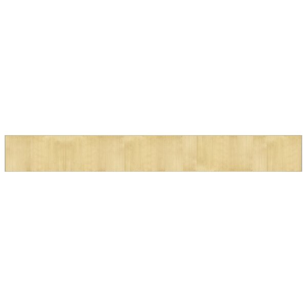 vidaXL Tapis rectangulaire naturel clair 60x500 cm bambou