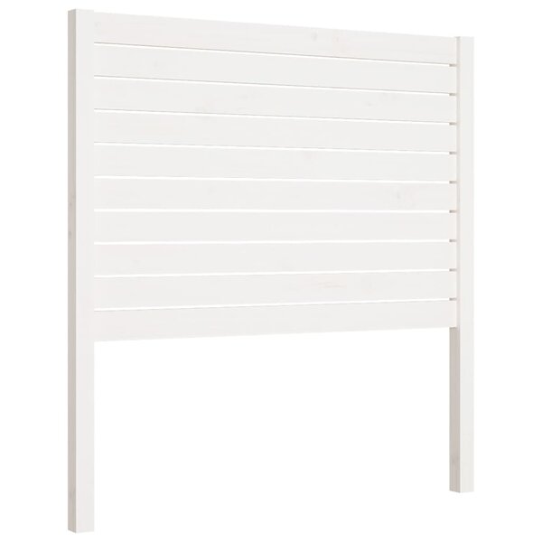 vidaXL Tête de lit Blanc 96x4x100 cm Bois massif de pin