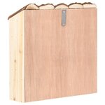 vidaXL Hôtel à insectes 30x10x30 cm Bois de sapin