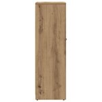vidaXL Armoire de bain chêne artisanal 30x30x95 cm bois d'ingénierie