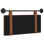 vidaXL Tête de lit suspendue Marron PU antique