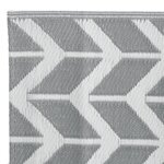 vidaXL Tapis d'extérieur ARAKIL gris 80 x 150 cm PP