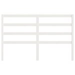 vidaXL Tête de lit Blanc 146x4x100 cm Bois massif de pin