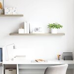 vidaXL Étagère flottante murale chêne 120x23 5x3 8 cm MDF
