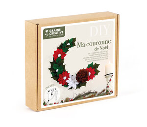 Kit Feutrine Couronne de Noël