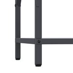 vidaXL Portant de bois chauffage anthracite 34x25x70 cm
